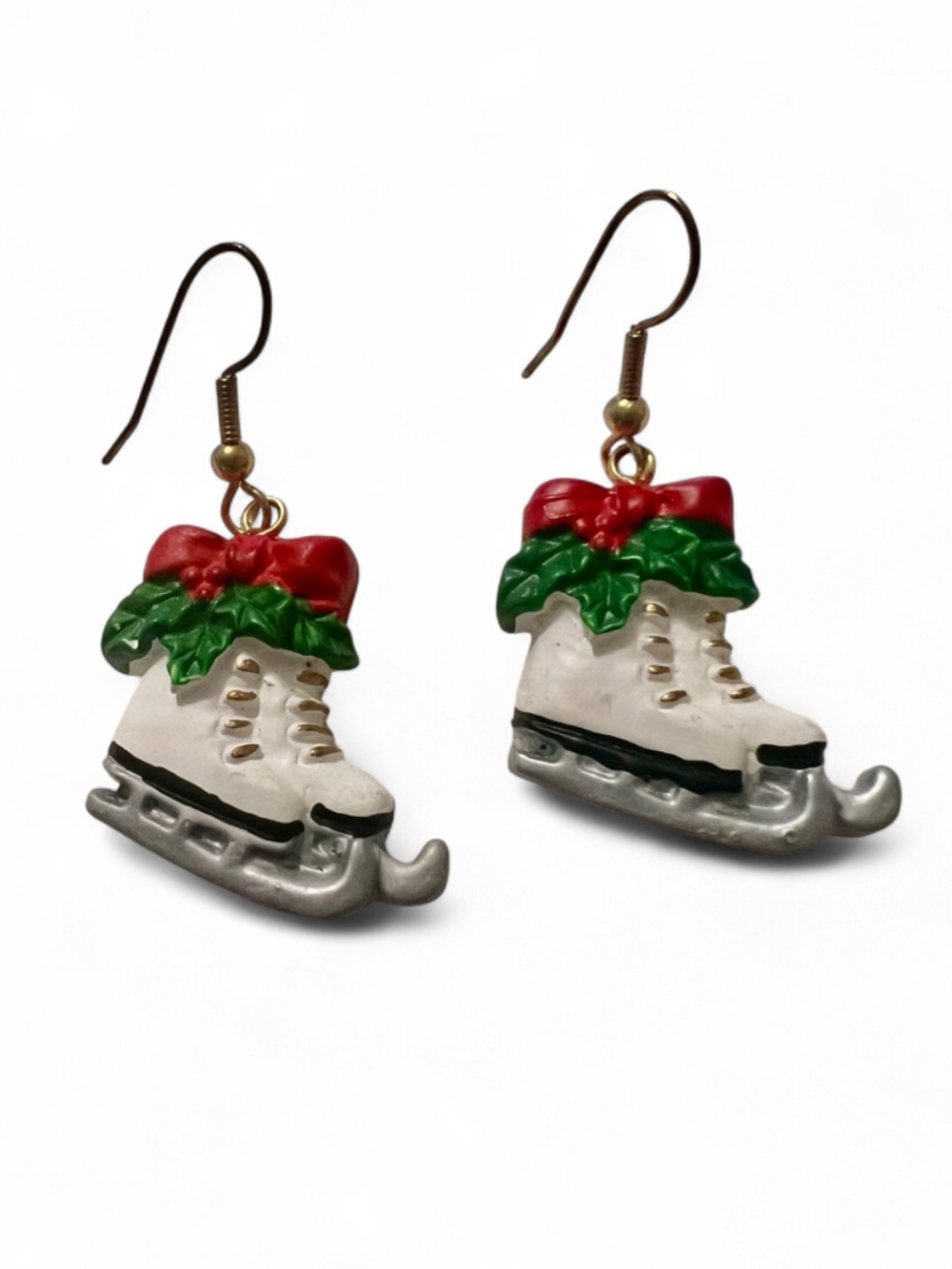 Christmas Ice Skate Earrings